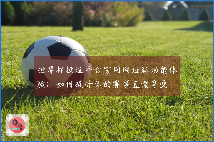 世界杯投注平台官网网址新功能体验：如何提升你的赛事直播享受
